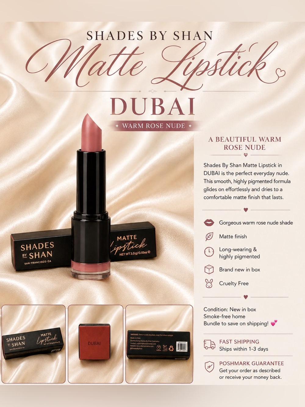 Shades By Shan Matte Lipstick – Dubai